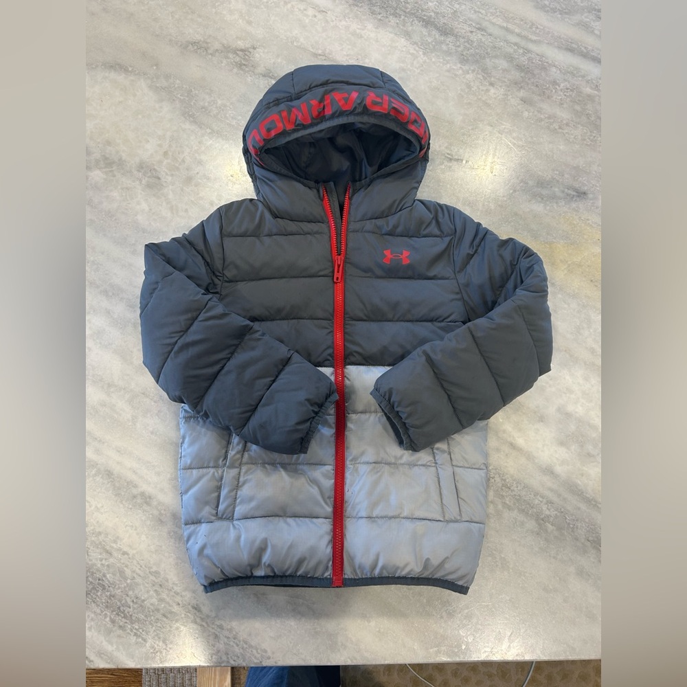 Under Armour Boys Puffy Coat, YSM